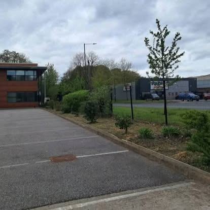 Office car-park border cleared — after CRJ Gardening & Grounds