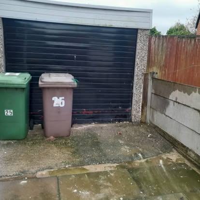 Junk & white goods removed — after CRJ Gardening & Grounds